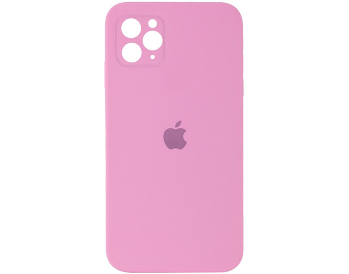 Чехол-силикон оригинал Square Cover Soft Matte Full Camera iPhone 11 Pro, Pink