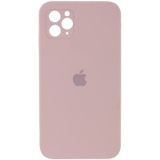 Чехол-силикон оригинал Square Cover Soft Matte Full Camera iPhone 11 Pro, Pink sand