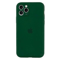Чохол-силікон оригінал Square Cover Soft Matte Full Camera iPhone 11 Pro, Dark green