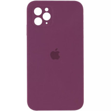 Чехол-силикон оригинал Square Cover Soft Matte Full Camera iPhone 11 Pro, Marsala