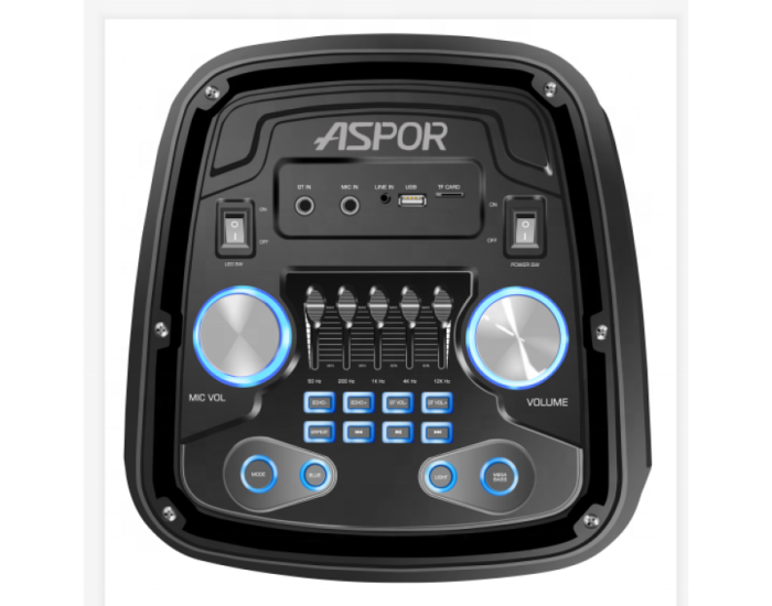 Колонка Bluetooth Aspor A668, черная
