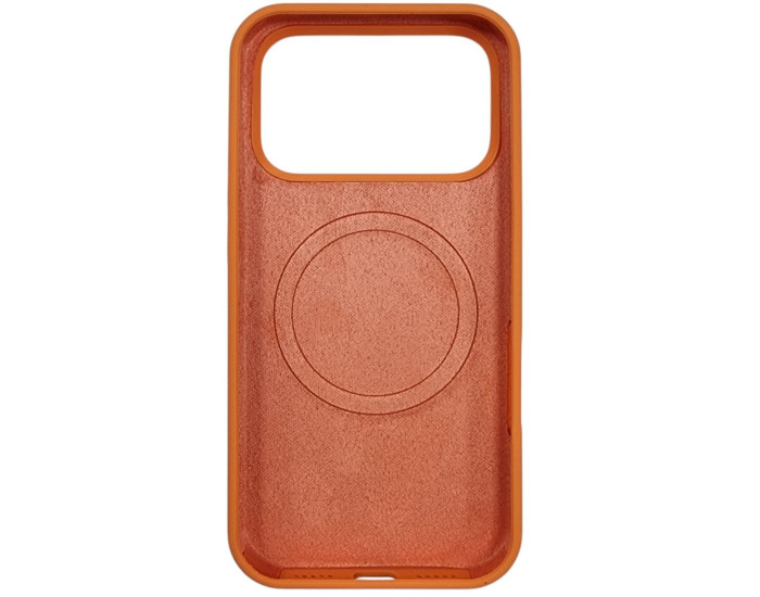 Чехол-силикон оригинал Full Soft Matte with MagSafe iPhone 17 Pro, Orange