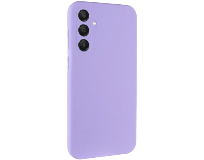 Чохол-силікон Getman Liquid Silk Full Camera Samsung Galaxy S23, бузковий