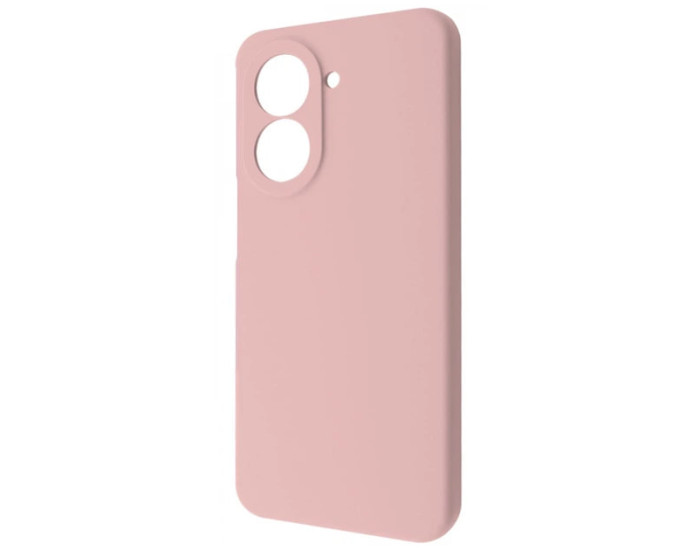 Чохол-силікон Getman Liquid Silk Full Camera Xiaomi Redmi A5 /Poco C71, Пастельно-рожевий