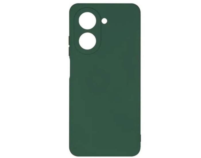 Чохол-силікон Getman Liquid Silk Full Camera Xiaomi Redmi A5 /Poco C71, Темно-Зелений