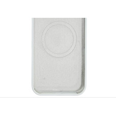 Чехол-силикон оригинал Full Soft Matte Case with MagSafe iPhone 12 / 12 Pro, белый