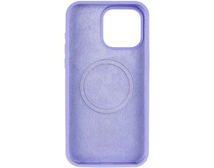 Чехол-силикон оригинал Full Soft Matte Case with MagSafe iPhone 13, сиреневый