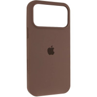 Чехол-силикон оригинал Full Soft Matte with MagSafe iPhone 17 Pro Max, коричневый