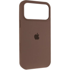 Чехол-силикон оригинал Full Soft Matte with MagSafe iPhone 17 Pro Max, коричневый