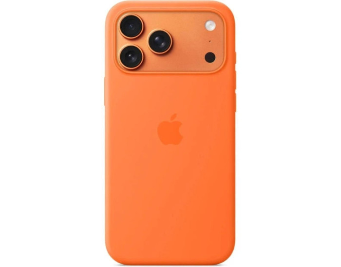 Чехол-силикон оригинал Full Soft Matte with MagSafe iPhone 17 Pro Max, оранжевый