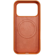Чехол-силикон оригинал Full Soft Matte with MagSafe iPhone 17 Pro Max, оранжевый