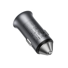 Автомобільне зарядний пристрій Acefast B16 (PD65W+QC3.0) total 95W (1USB-A/1C) Сіре