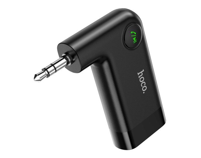 Бездротовий ресивер AUX Hoco E53 Dawn sound FM transmitter BT5.0 чорний