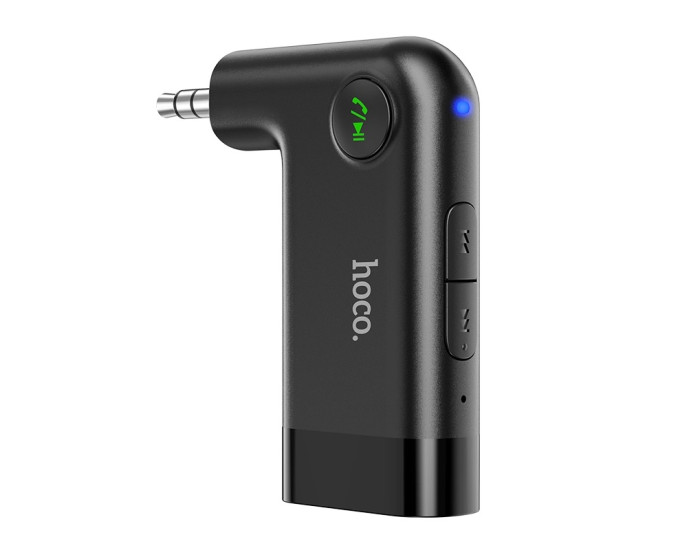 Бездротовий ресивер AUX Hoco E53 Dawn sound FM transmitter BT5.0 чорний