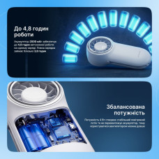 Вентилятор Proove Wing портативный ручной, белый