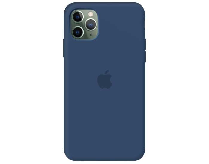 Чехол-силикон оригинал Full Cover Soft Matte iPhone 11 Pro Max, Blue cobalt