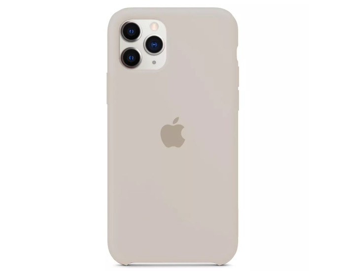 Чехол-силикон оригинал Full Cover Soft Matte iPhone 11 Pro Max, Pebble