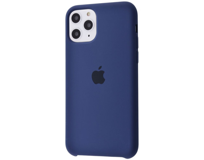 Чехол-силикон оригинал Soft Matte iPhone 11 Pro Max, Dark blue