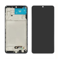Дисплей з сенсорним екраном (модуль) Samsung A325 A32, чорний з рамкою, TFT (без відбитка пальця)