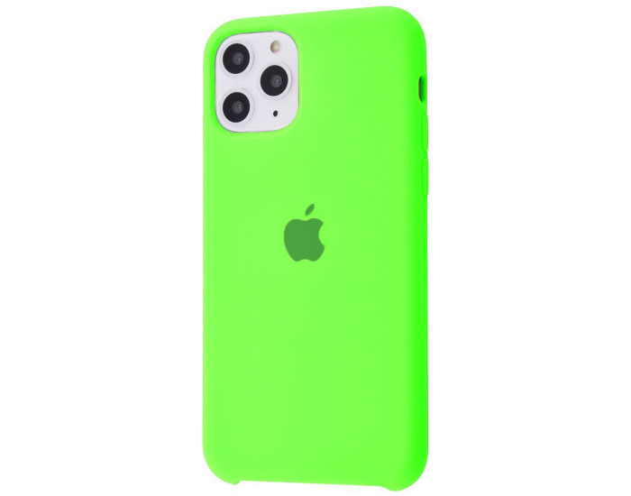 Чехол-силикон оригинал Soft Matte iPhone 11 Pro Max, Lime green