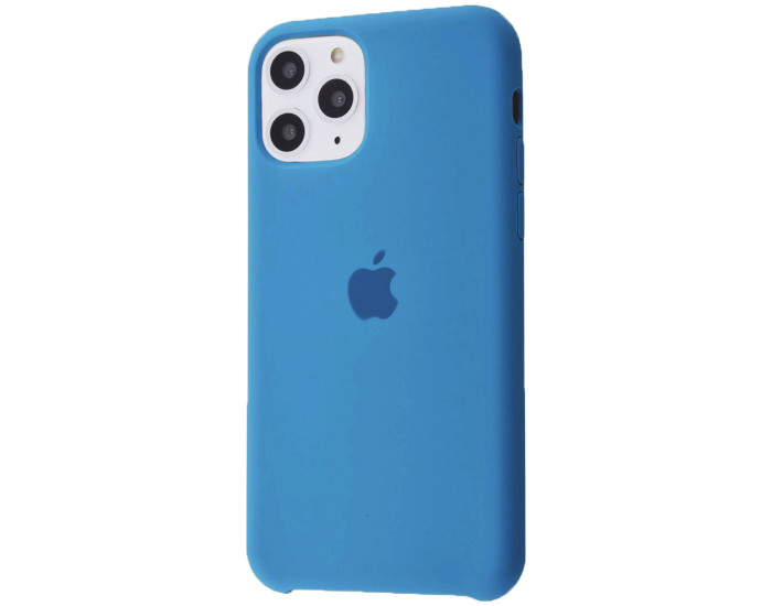 Чехол-силикон оригинал Soft Matte iPhone 11 Pro Max, Denim blue