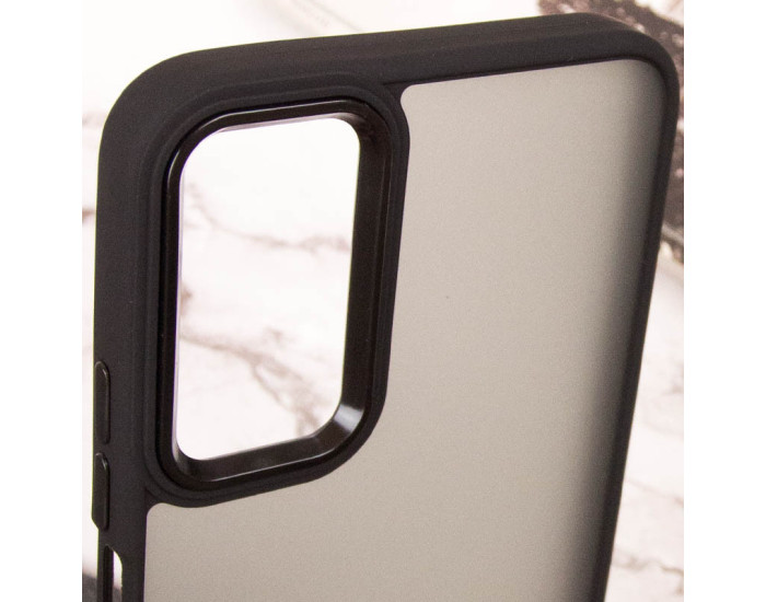Чохол-силікон TPU+PC Lyon Frosted Motorola Edge 50 Fusion /G85, чорний