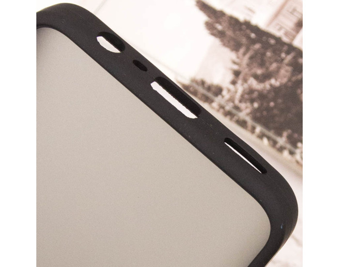 Чохол-силікон TPU+PC Lyon Frosted Motorola Edge 50 Fusion /G85, чорний