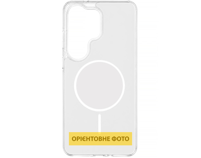 Чохол-силікон TPU+PC Nami with MagSafe Samsung S26, Білий