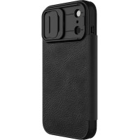 Чохол-книга Шкіряний Nillkin Qin Pro Camshield iPhone 17 Pro, чорний