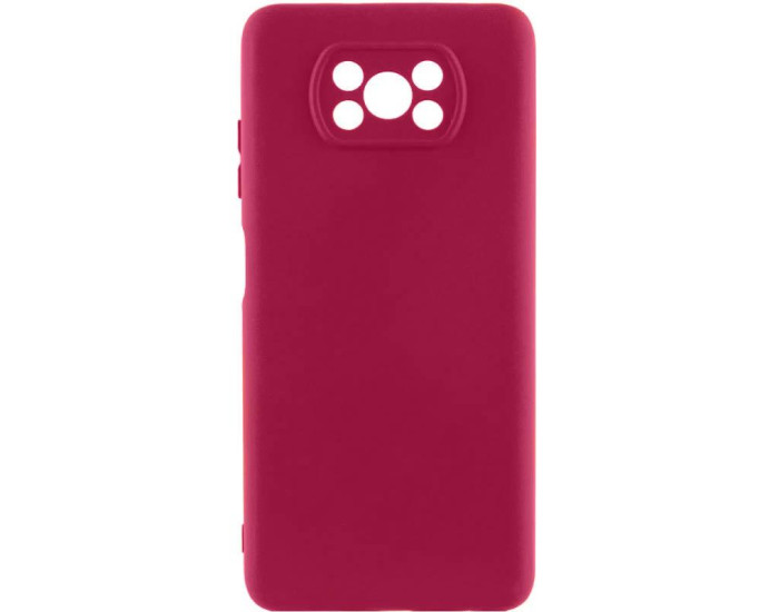 Чехол-силикон Ummi Lakshmi Full Camera Xiaomi Poco X3 NFC /Poco X3 Pro, марсала