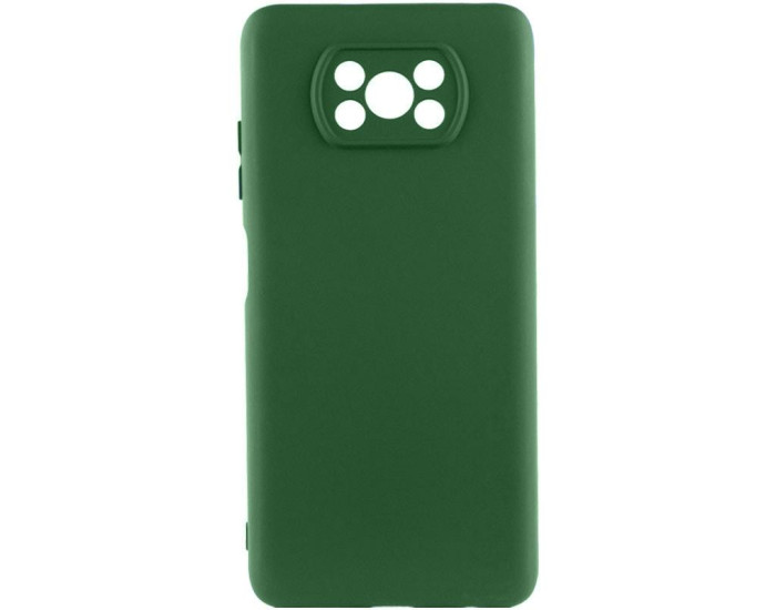 Чехол-силикон Ummi Lakshmi Full Camera Xiaomi Poco X3 NFC /Poco X3 Pro, темно-зеленый