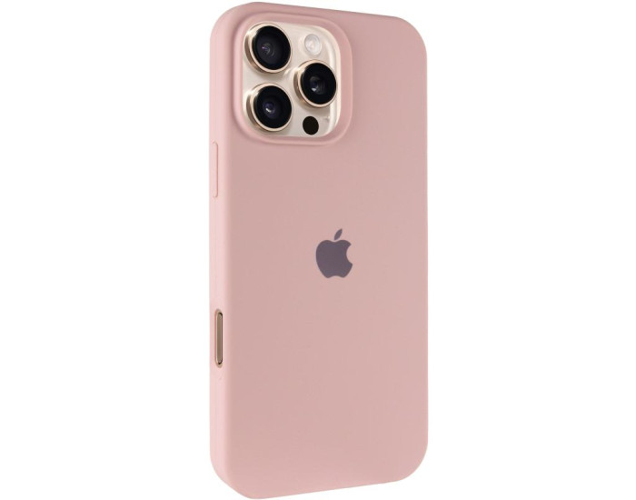 Чехол-силикон оригинал Case Full Protective iPhone 16 Pro (Розовый / Pink Sand)