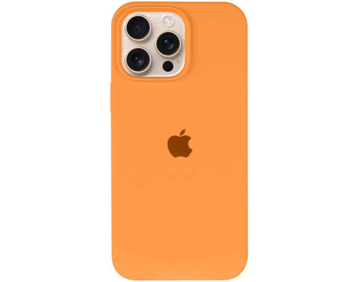 Чехол-силикон оригинал Full Soft Matte iPhone 16 Pro Max, оранжевый