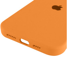 Чехол-силикон оригинал Full Soft Matte iPhone 16 Pro Max, оранжевый