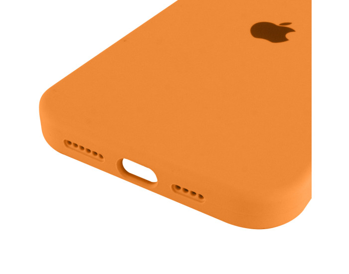 Чехол-силикон оригинал Full Soft Matte iPhone 16 Pro Max, оранжевый