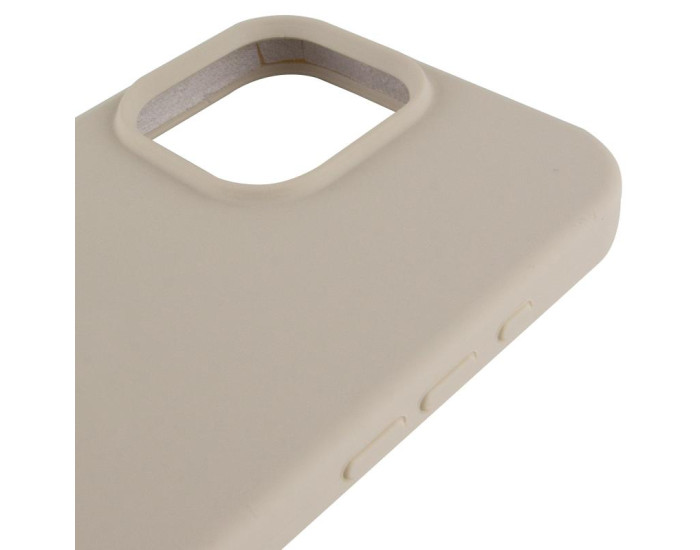 Чехол-силикон оригинал Full Soft Matte iPhone 16 Pro Max, античный белый