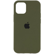 Чехол-силикон оригинал Case Full Protective iPhone 14 Plus, темно-оливковый