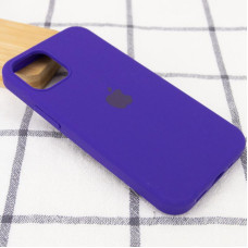Чехол-силикон оригинал Full Soft Matte iPhone 13, ярко-фиолетовый
