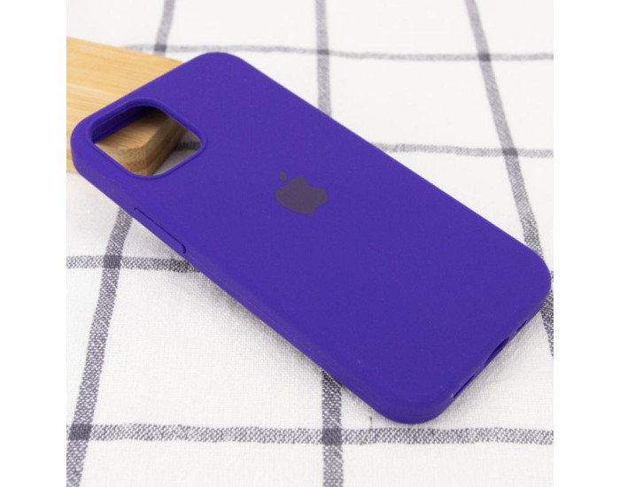 Чехол-силикон оригинал Full Soft Matte iPhone 13, ярко-фиолетовый