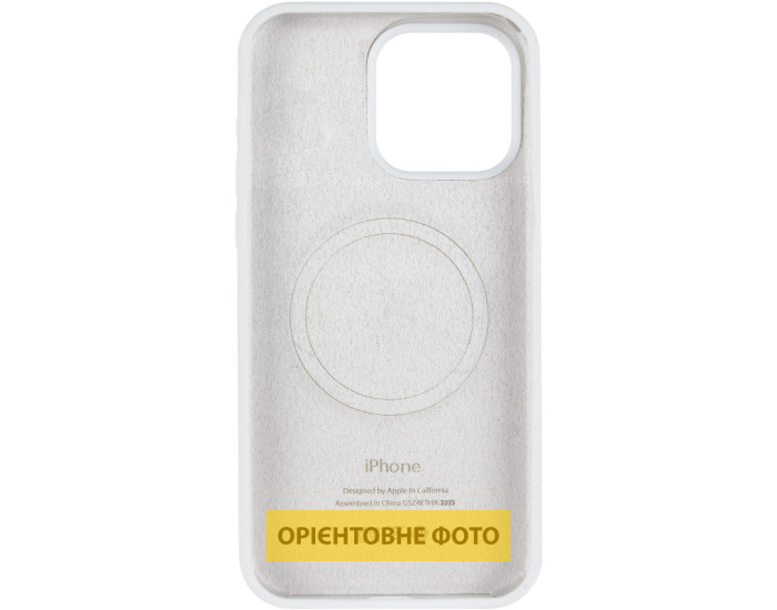 Чехол-силикон оригинал Full Soft Matte with MagSafe iPhone 17 Pro Max, White