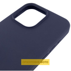 Чехол-силикон оригинал Full Soft Matte with MagSafe iPhone 17 Pro Max, Midnight blue