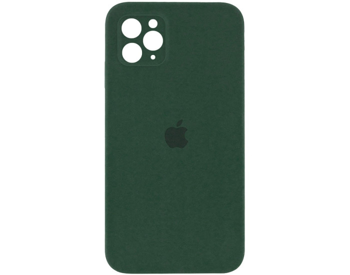 Чехол-силикон оригинал Square Cover Soft Matte Full Camera iPhone 11 Pro Max, Cyprus green
