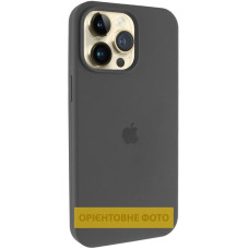 Чехол-силикон оригинал Full Soft Matte with MagSafe iPhone 16 Pro, темно-серый