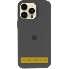 Чехол-силикон оригинал Full Soft Matte with MagSafe iPhone 16 Pro, темно-серый