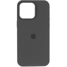 Чехол-силикон оригинал Full Soft Matte with MagSafe iPhone 15 (Серый / Dark Gray)
