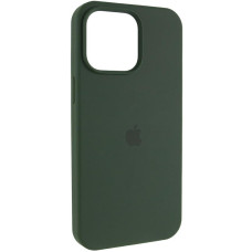 Чехол-силикон оригинал Full Soft Matte with MagSafe iPhone 15, кипрский-зеленый