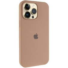 Чехол-силикон оригинал Full Soft Matte with MagSafe iPhone 14 Pro, Desert gold