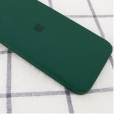 Чехол-силикон оригинал Square Cover Soft Matte Full Camera iPhone 11 Pro Max, Forest green