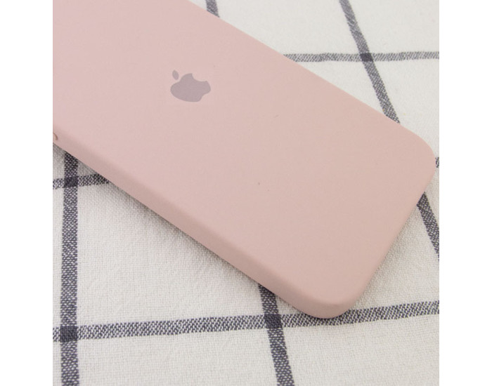 Чехол-силикон оригинал Square Cover Soft Matte Full Camera iPhone 11 Pro Max, Pink sand