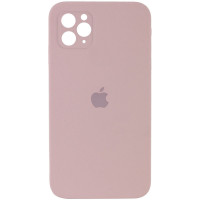 Чехол-силикон оригинал Square Cover Soft Matte Full Camera iPhone 11 Pro Max, Pink sand
